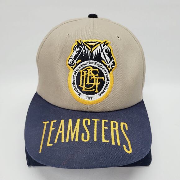 Brotherhood of Locomotive Engineers Trainmen Teamsters Union adjustable Hat Cap - Picture 1 of 6